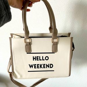 Hello Weekend purse